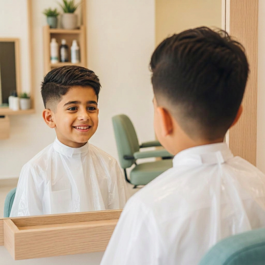طفل بعد قصة شعر عصرية